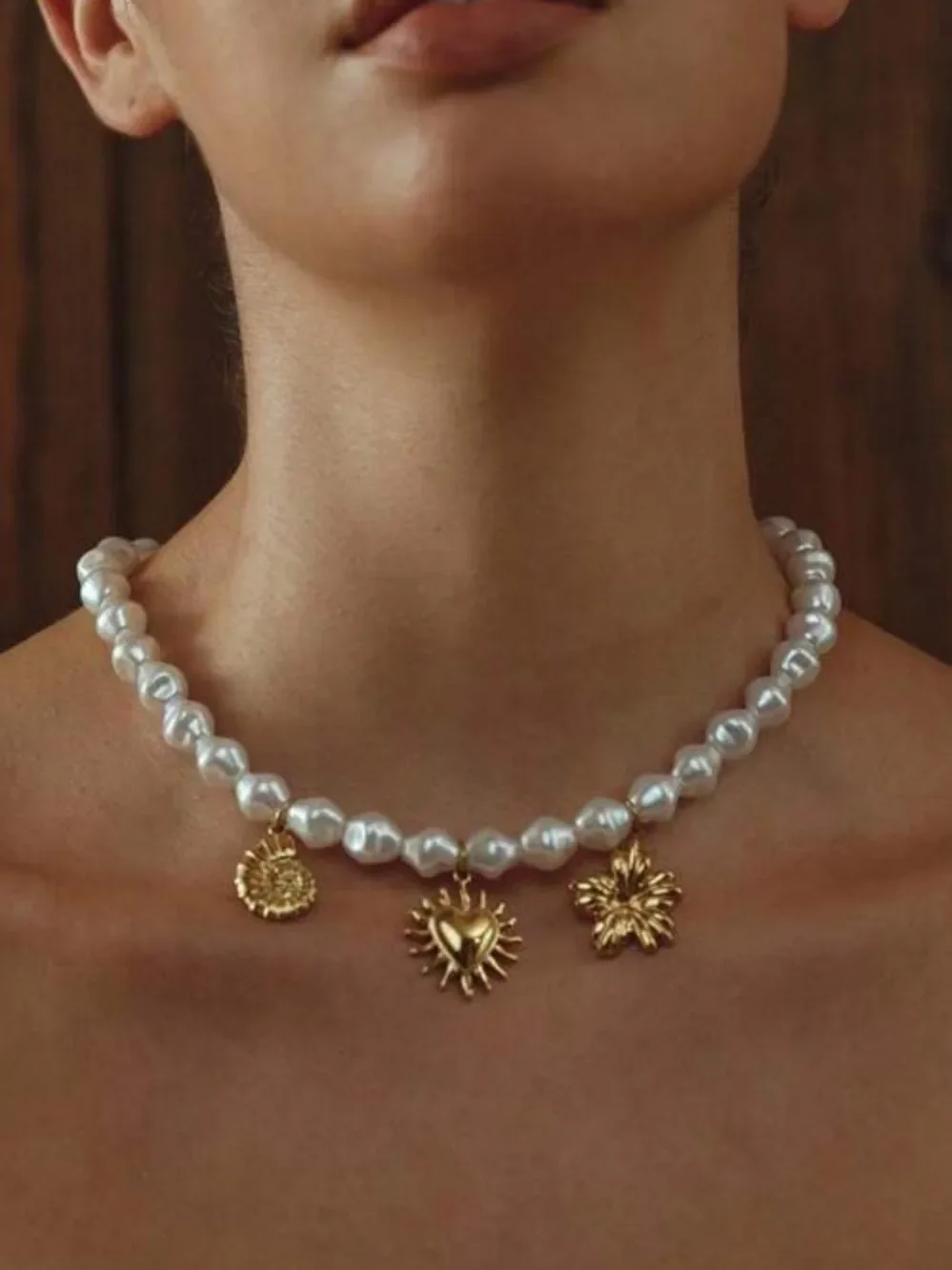 Pearl Choker Necklace S1407